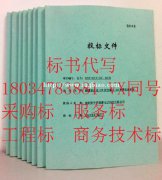 嘉陵做标书写标书8年经验，双板标书专业制作